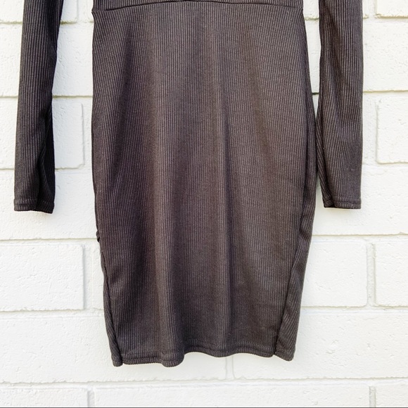 NWT Boohoo Long Sleeve Little Black Mini Dress - Picture 9 of 11